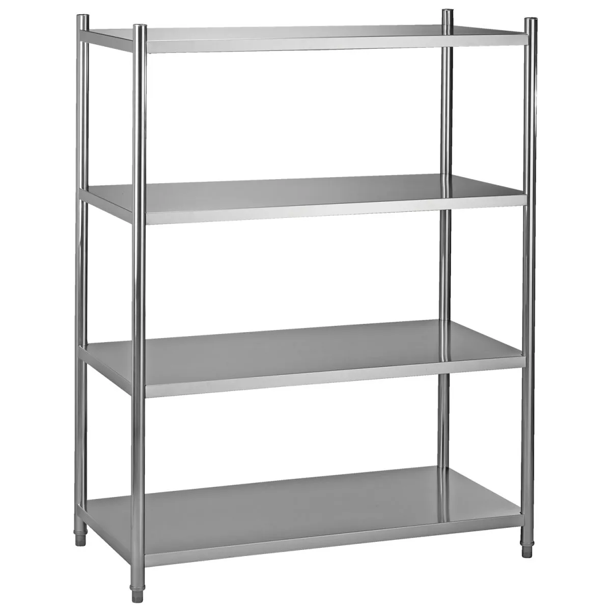 PULSIVA Scaffalatura Profi II; 120x155x60 cm (LxHxP); argento