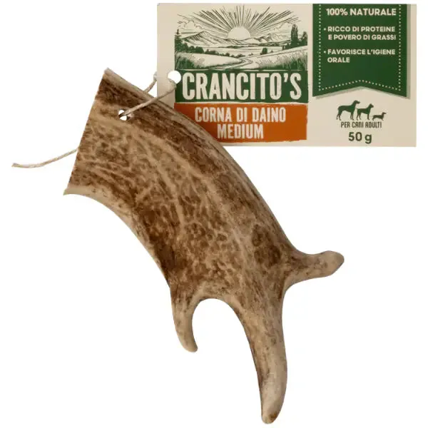 Crancito's Corna di Daino Snack naturale per cani adulti 80 gr