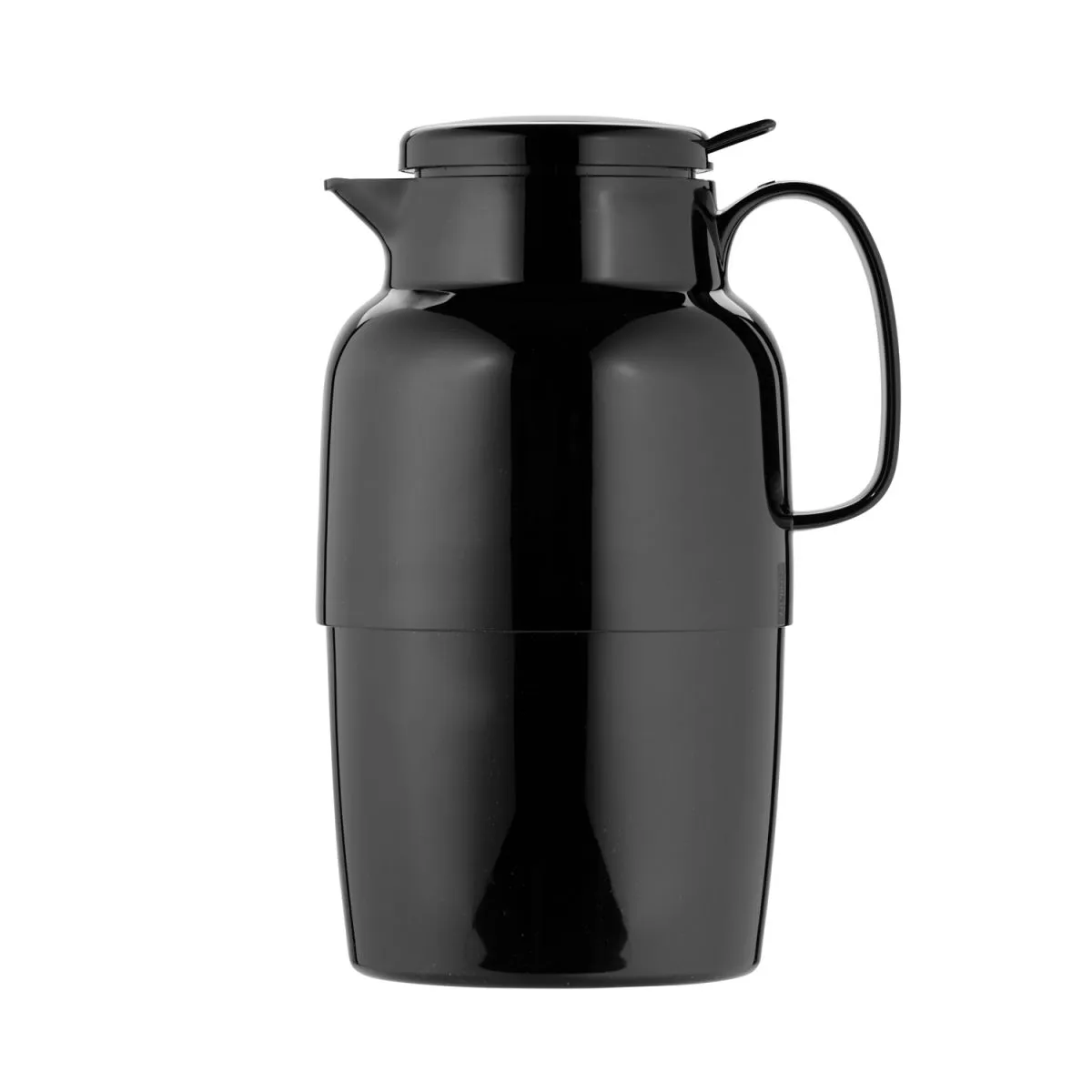 helios Caraffa termica Mondo Push 1,3 l bianco; 2000 ml, 27.5 cm (H); nero; rotonda