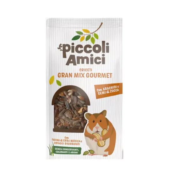 Piccoli Amici Gran Mix Gourmet per Criceti 500 gr - Mangime per conigli
