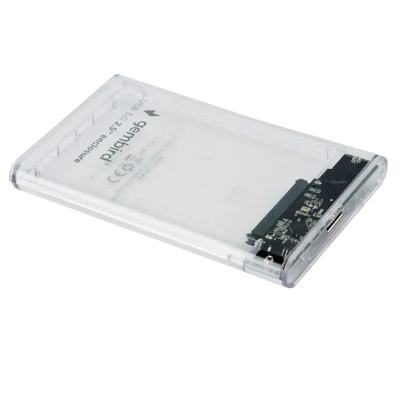 Gembird EE2-U3S9-6 contenitore di unità di archiviazione Custodia per Disco Rigido (HDD) Trasparente 2.5"