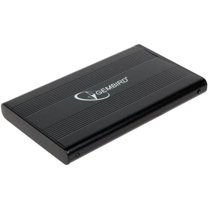 Gembird EE2-U2S-5 contenitore di unità di archiviazione Custodia per Disco Rigido (HDD) Nero 2.5"