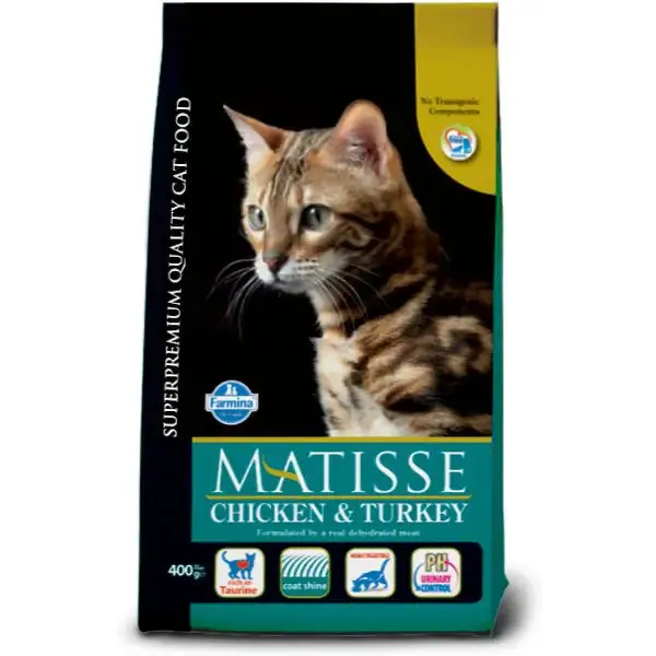 Matisse Superpremium Cat Adult Pollo e tacchino 10 kg - Croccantini per gatti