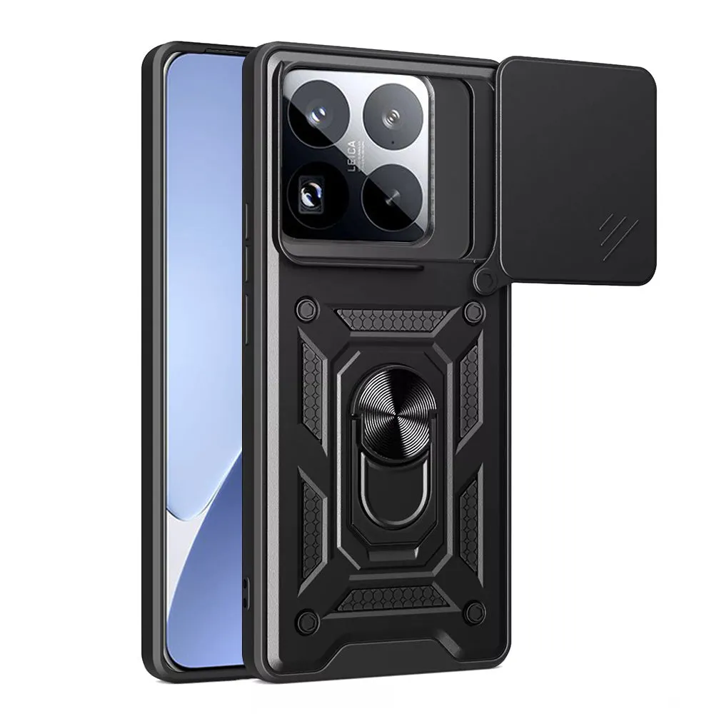 Custodia per Xiaomi 15 Pro, Techsuit, CamShield, Nera