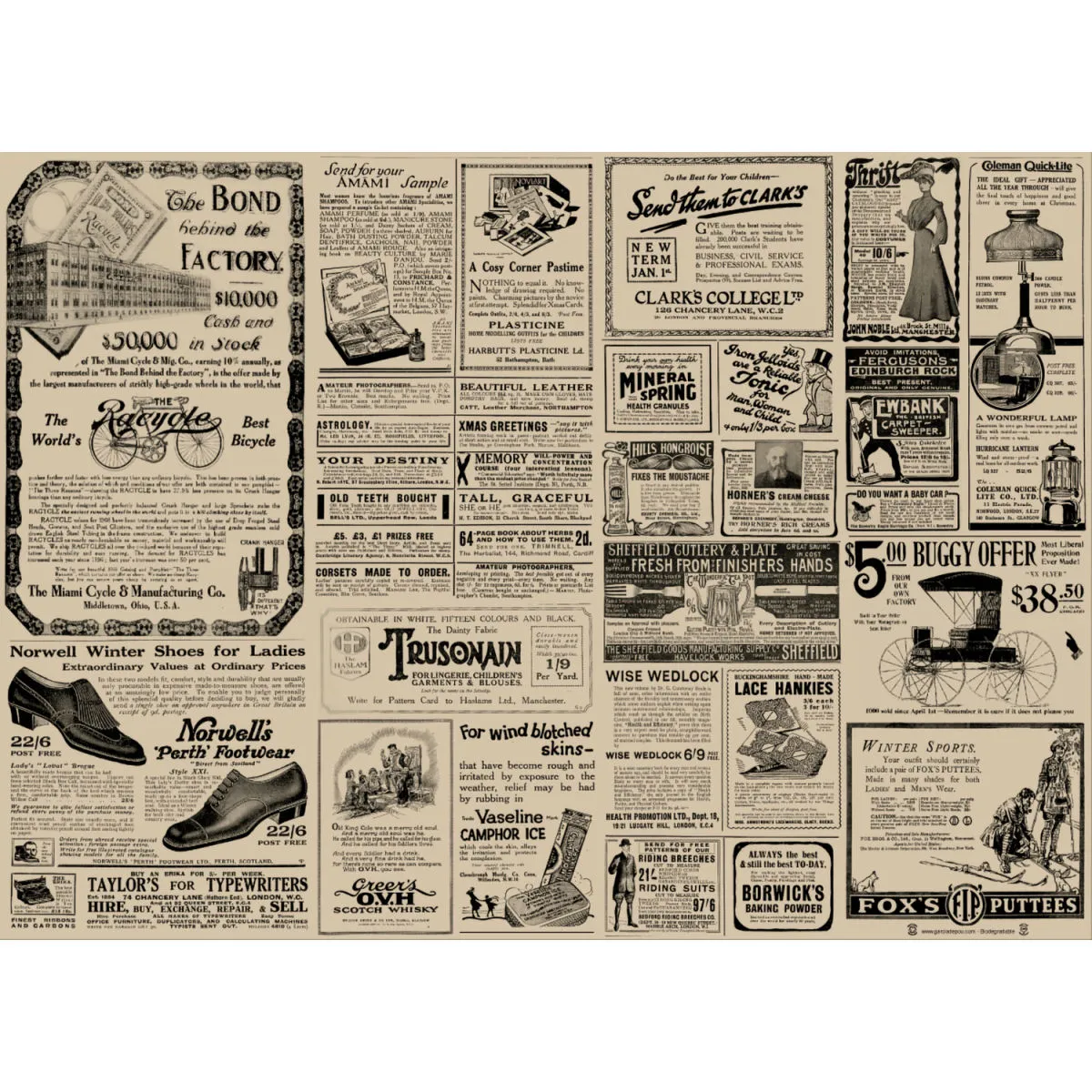 500x GARCIA DE POU Tovaglietta americana Menulo; 31x43 cm (LxL); nero/naturale; 500 pz. / Pacco