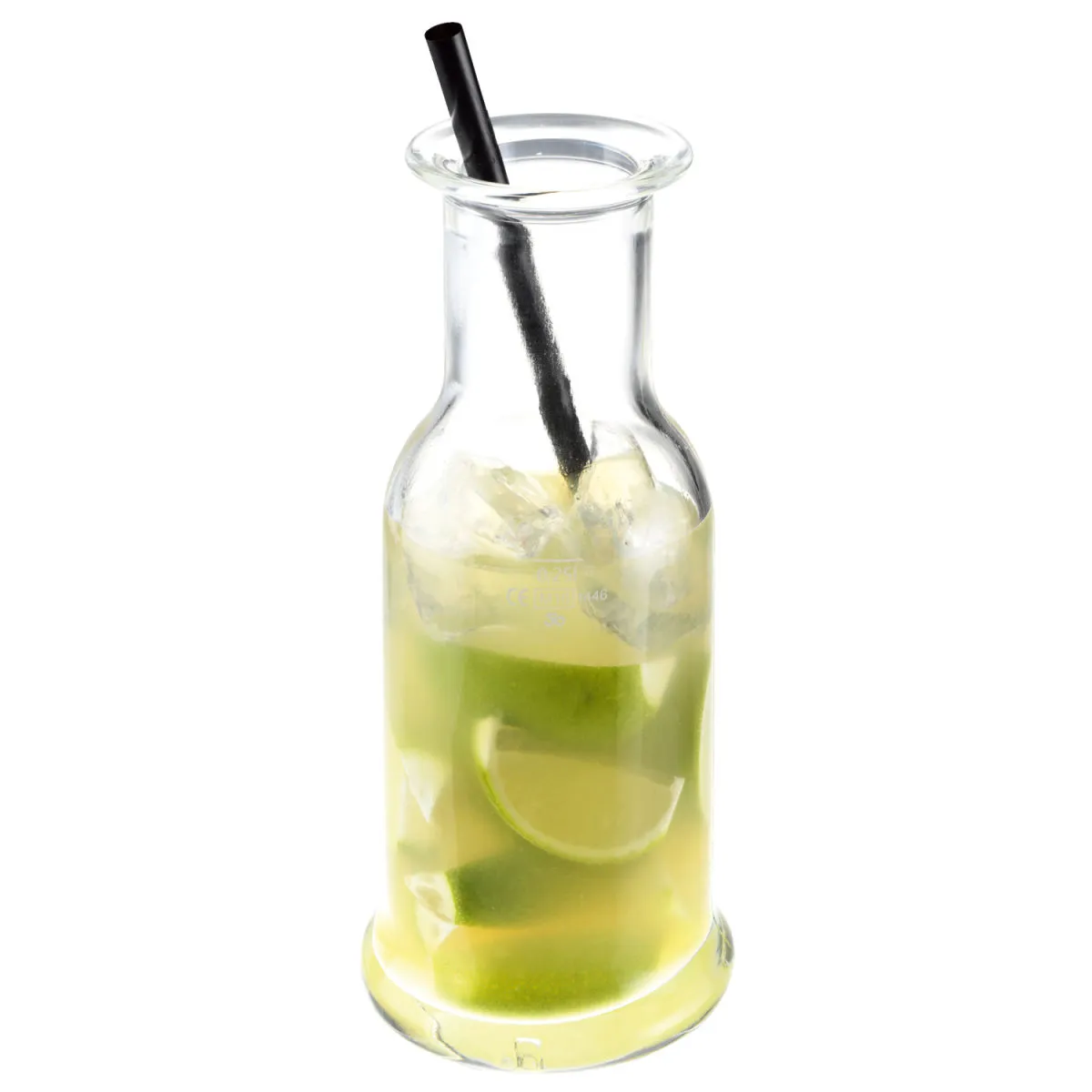 12x Stölzle Caraffa in vetro Purity con marcatura; 125 ml, 5.7x13 cm (ØxH); trasparente; rotonda; 0.1 l Segno di riempimento, 12 pz. / Pacco
