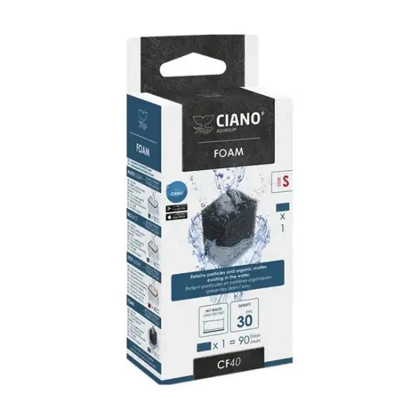 Ciano Cartuccia Filtrante S per filtri CF20 e CF40 Askoll Foam