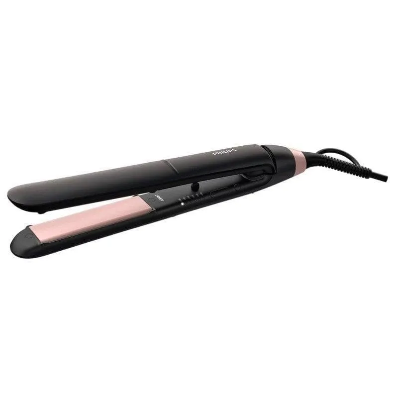 Piastra per Capelli Ceramica Cheratina Philips Essential StraightCare BHS378 230ºC 6 Impostazioni Ionica Spegnimento Automatico Nero Rosa