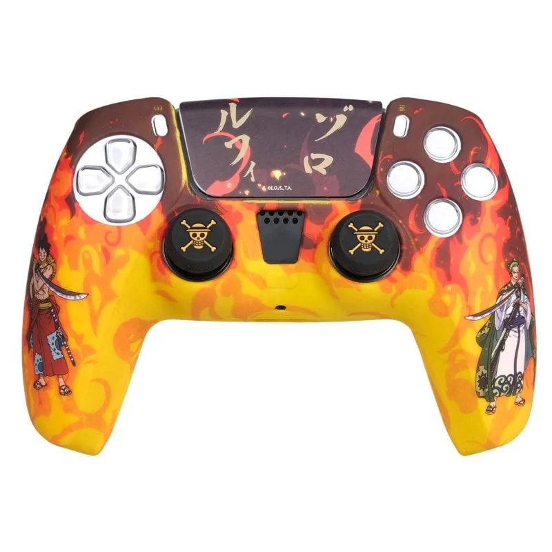 FR-TEC Silicone monopezzo + Impugnature + Adesivo per PS5