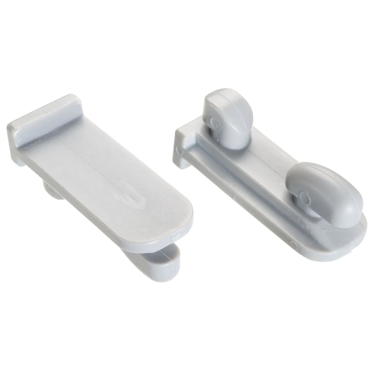 4x PULSIVA Staffa di montaggio di ricambio Store; 5.5x2x2.2 cm (LxLxP); grigio; 4 pz. / Pacco