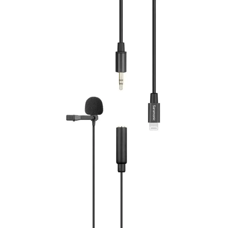 Microfono da bavero Saramonic LavMicro U1B illuminazione 6 m nero
