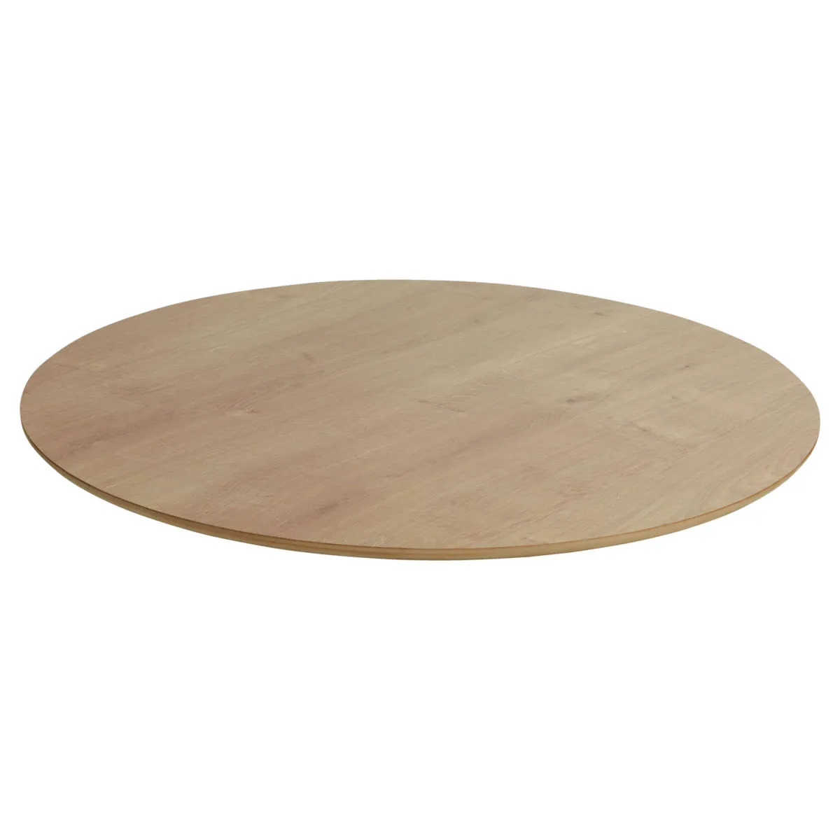 VEGA Piano per tavolo Duneo rotondo; 100x2.5 cm (ØxH); quercia/naturale; rotonda