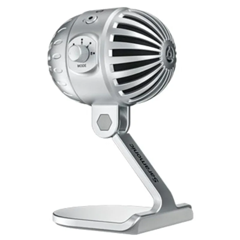 Microfono a condensatore USB Saramonic SmartMic MTV550 argento