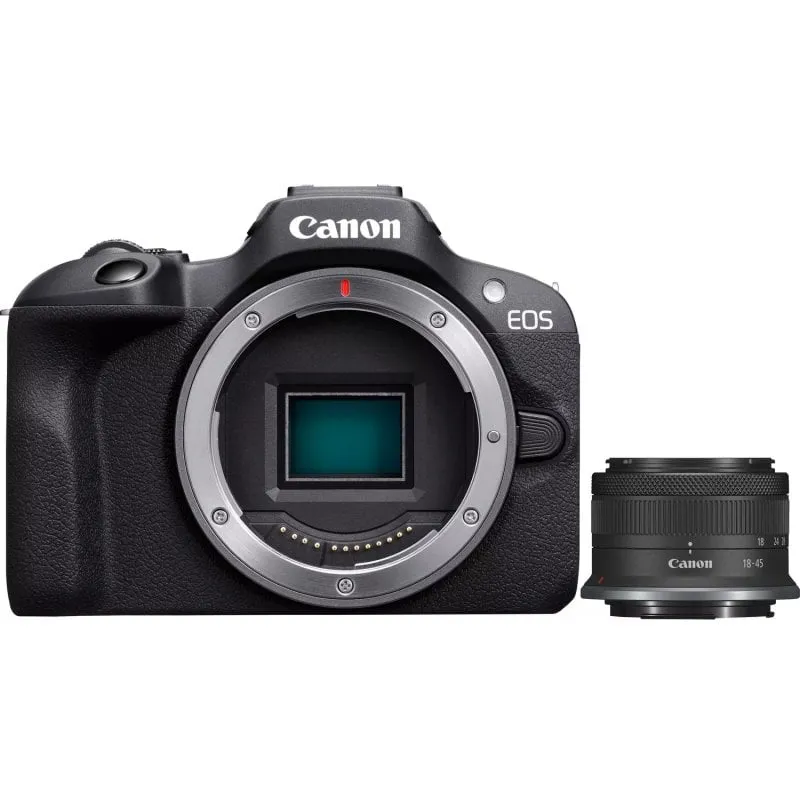 Canon EOS R1001 + RF-S 18-45mm F4.5-6.3 IS STM Kit MILC 24,1 MP CMOS 6000 x 4000 Pixel Nero