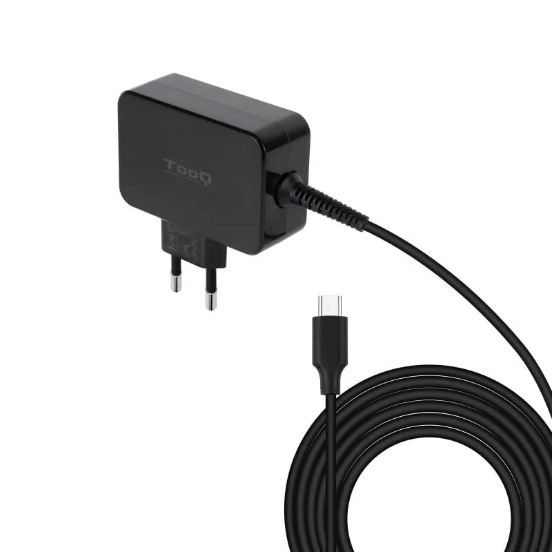 TooQ TQLC-USBCGAN65PD Caricabatterie per dispositivi mobili Nero Interno