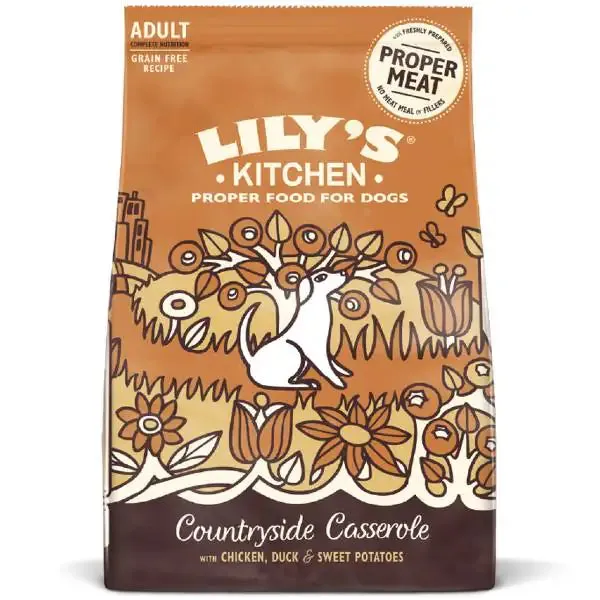Lily's Kitchen Adult Chicken & Duck Countryside Casserole 12 kg - Croccantini per cani