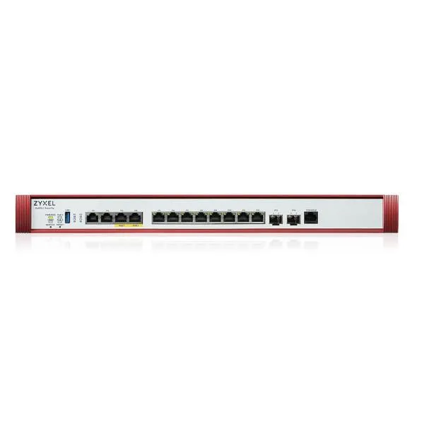 Zyxel Usgflex Security Gateway 500H. Porte WAN/LAN: 2X 10MGBE POE 30W 2X 2.5GBE 8X Gbe 2X Sfp+ 10GBE 1XUSB. 15 Gbps Firewall Throughput. WAN USGFLEX700H-EU0102F