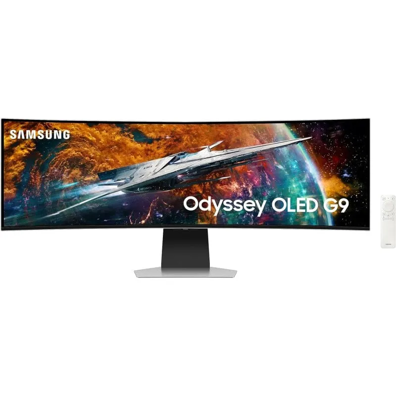 Samsung Odissey G9 LS49CG954SUXEN TV 124,5 cm (49") 5K Ultra HD Smart TV Wi-Fi Argento