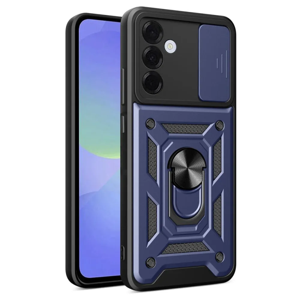 Custodia per Samsung Galaxy A36 A366, Techsuit, CamShield, Blu