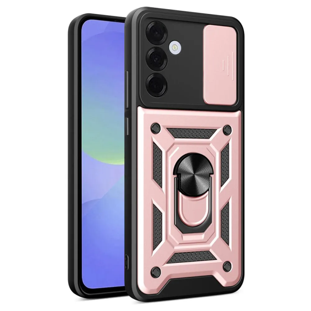 Custodia per Samsung Galaxy A36 A366, Techsuit, CamShield, Rosa