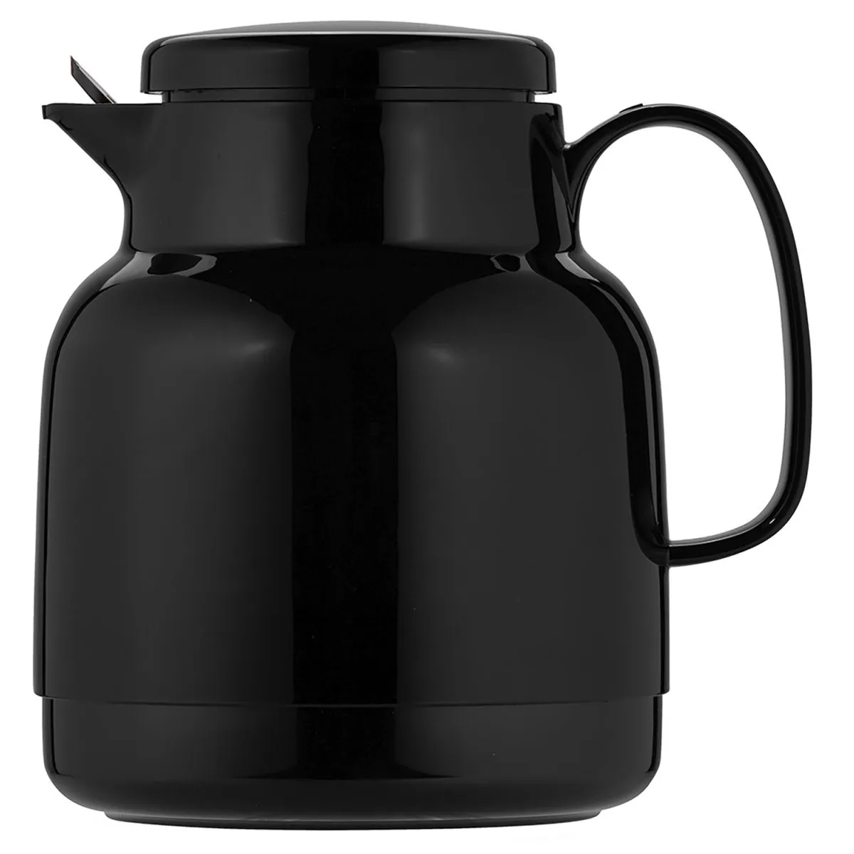 helios caraffa termica Mondo con filtro per tè da 1,0 litri; 1000 ml, 15.6x19.7 cm (ØxH); nero