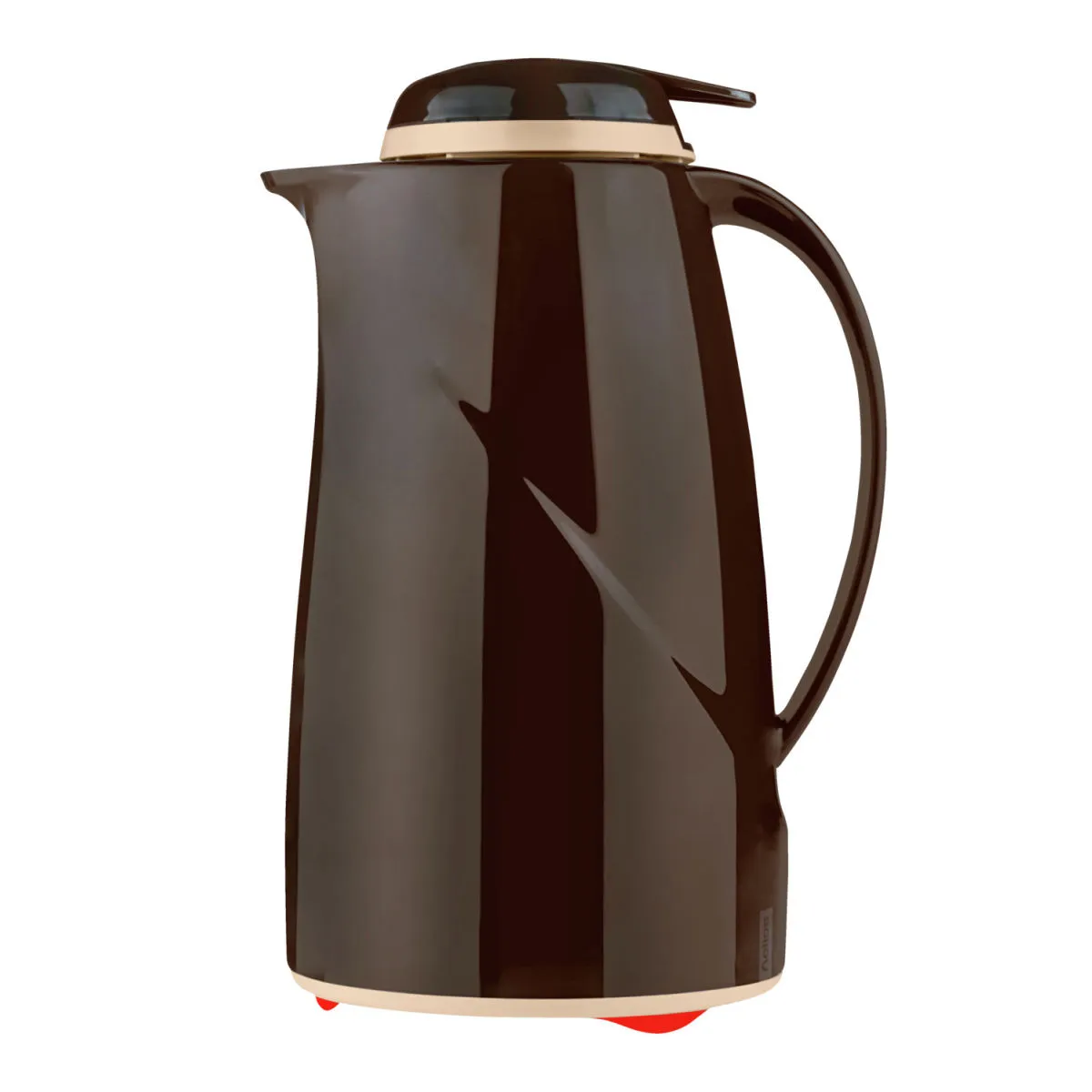 helios caraffa termica Wave Push 1,0 l ; 1000 ml, 25.1 cm (H); marrone
