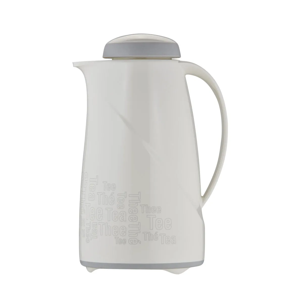 helios caraffa termica Wave 1,0 l Tea Time ; 1000 ml, 25.1 cm (H); bianco