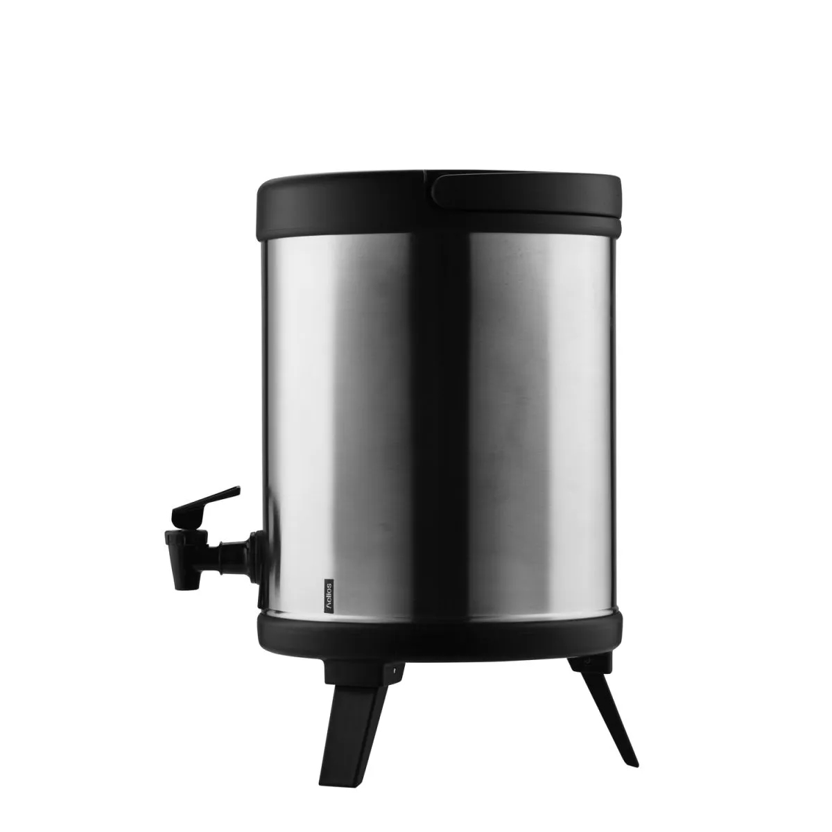 helios MAXX distributore di bevande in acciaio inox da 10 litri; 6000 ml, 30.3 cm (H); argento/nero