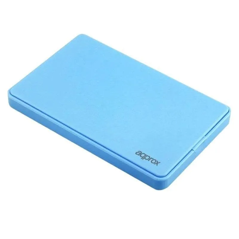 Custodia per disco rigido esterno APPHDD200LB da 2,5'' SATA USB 2.0 senza viti Blu chiaro