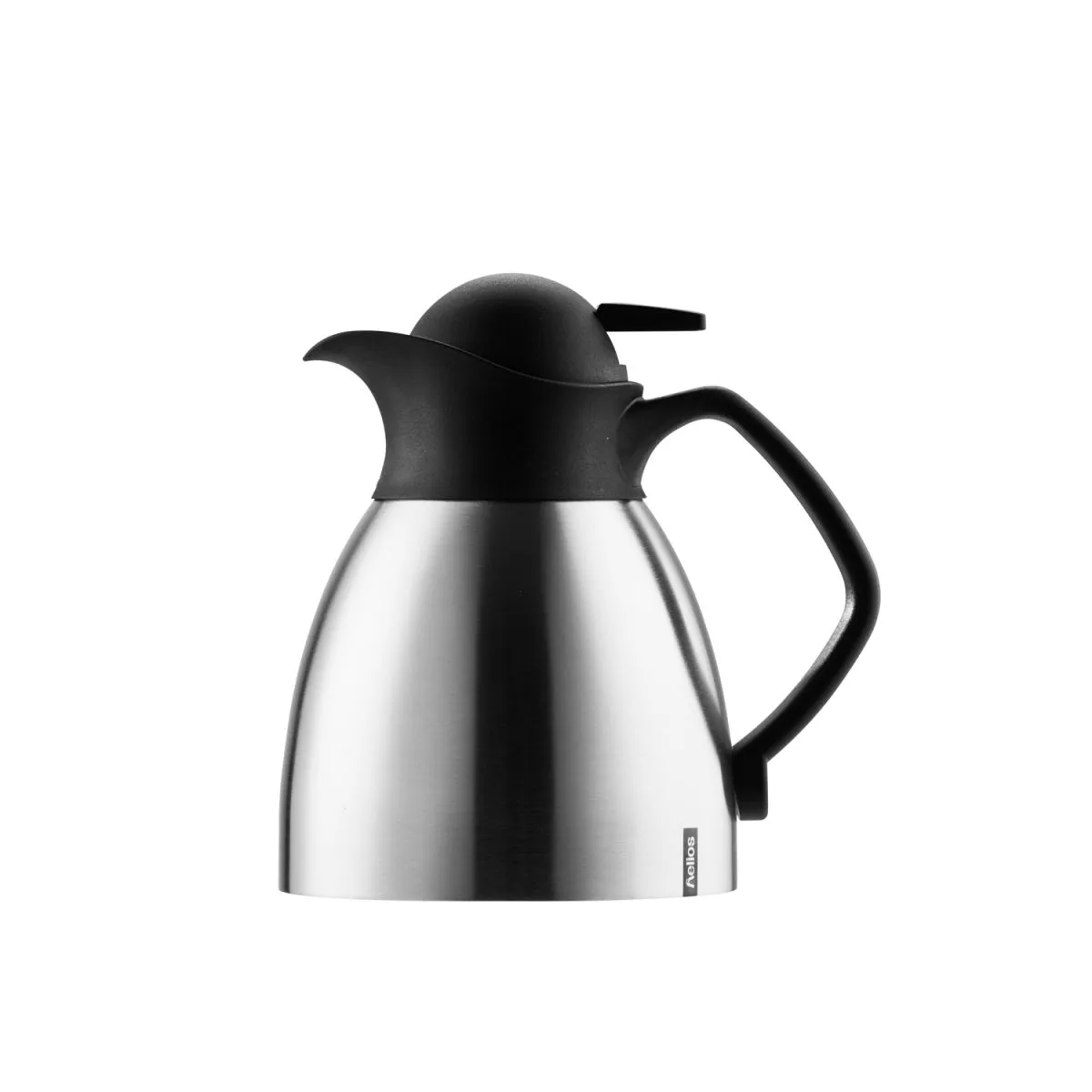 helios caraffa termica in acciaio inox Enduro Push ; 600 ml, 13.6x18 cm (ØxH); argento