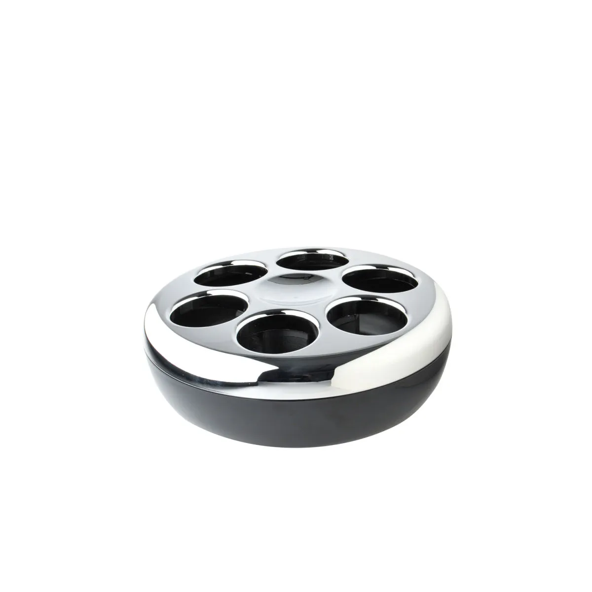 helios Glacette vino Pure; 27x10.9 cm (ØxH); nero/argento