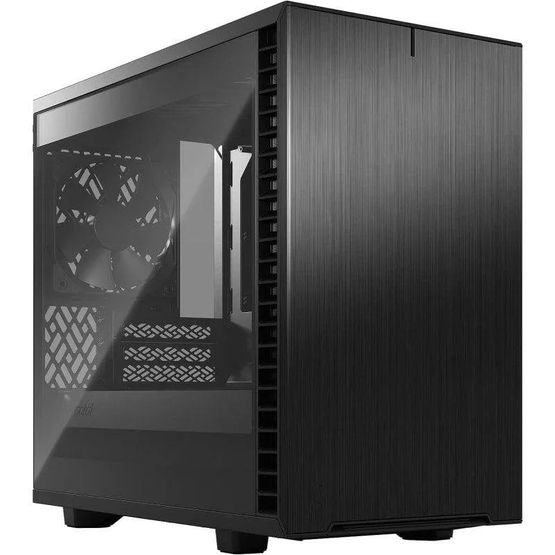 Case PC Mini Tower Fractal Design Define 7 Nano TG Light Tint USB 3.2 Nero