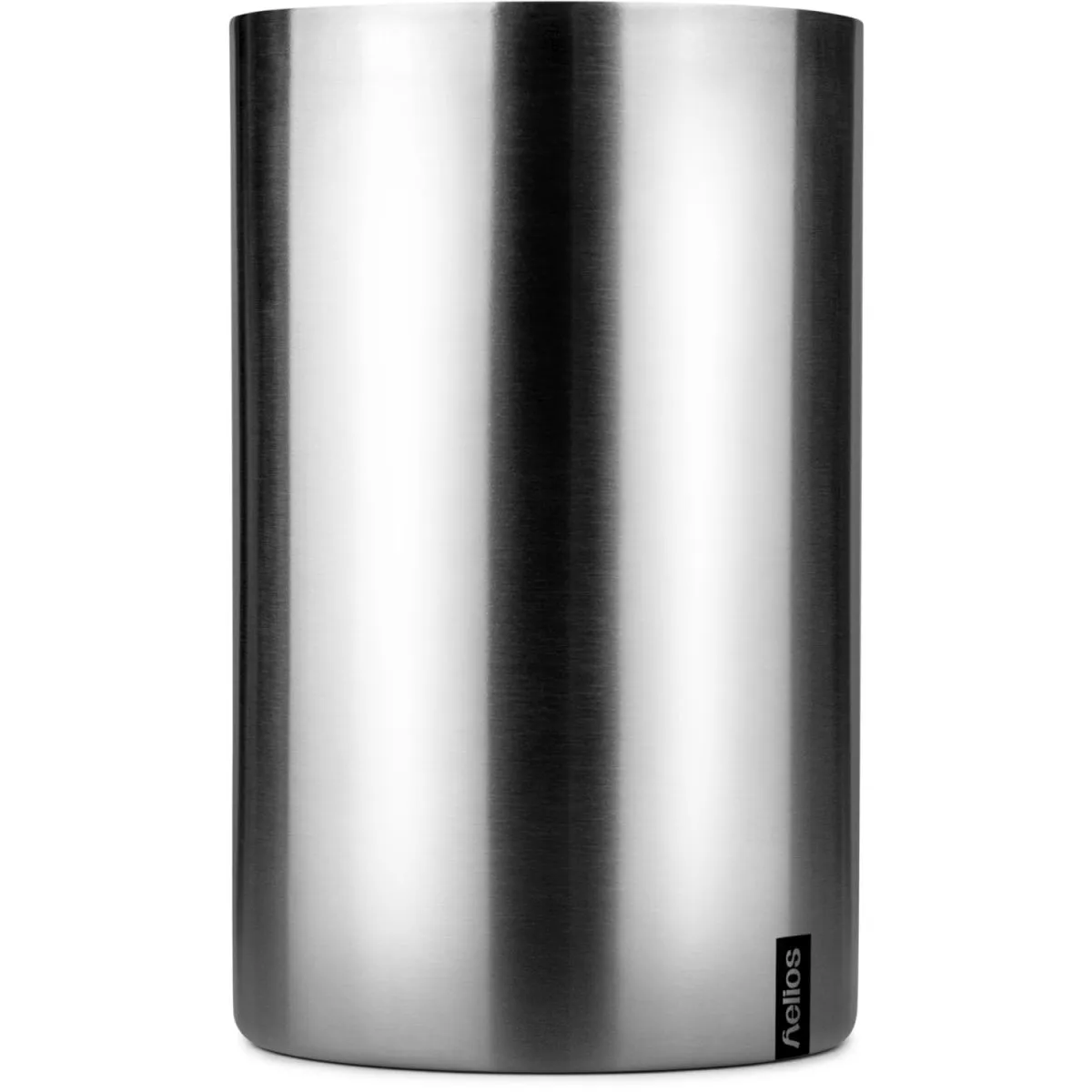 helios Glacette in acciaio Freeze U; 10.8x19.5 cm (ØxH); argento