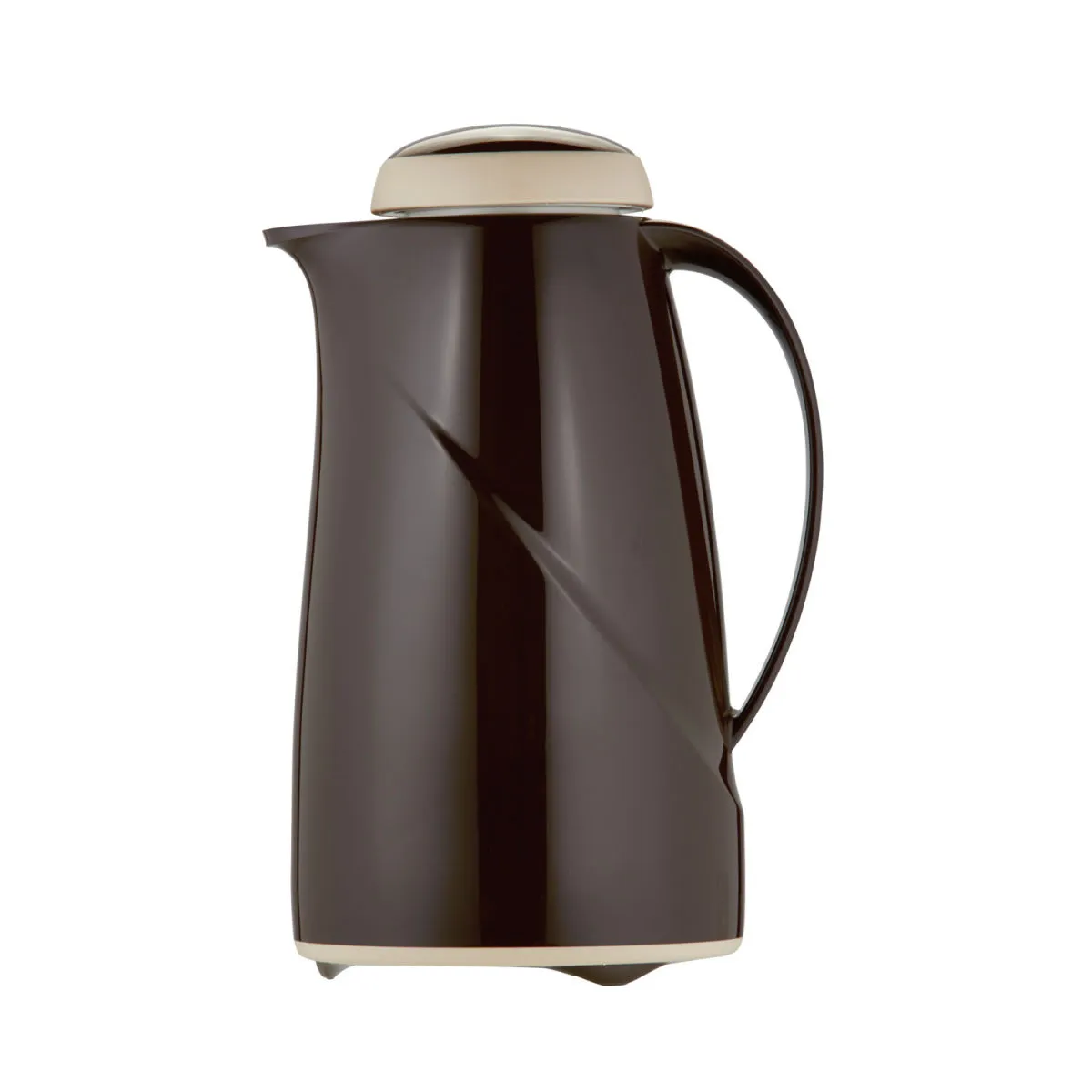 helios caraffa termica Wave ; 1000 ml, 13.7x25.1 cm (ØxH); marrone; rotonda