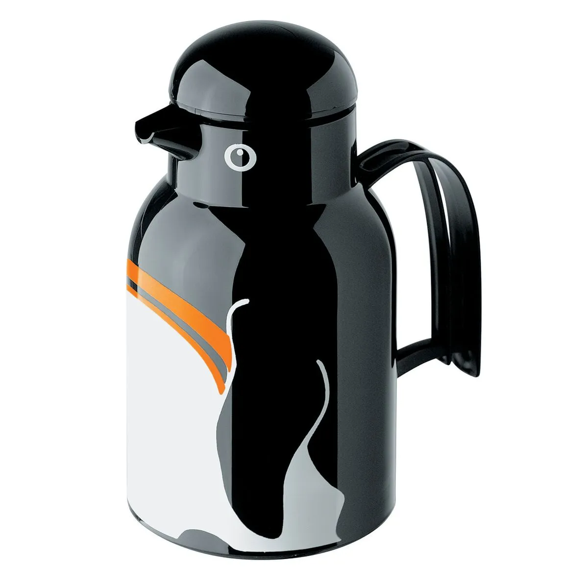 helios caraffa termica Thermo-Bird 1,0 l Pinguino; 1000 ml, 25.5 cm (H); nero/bianco/arancione