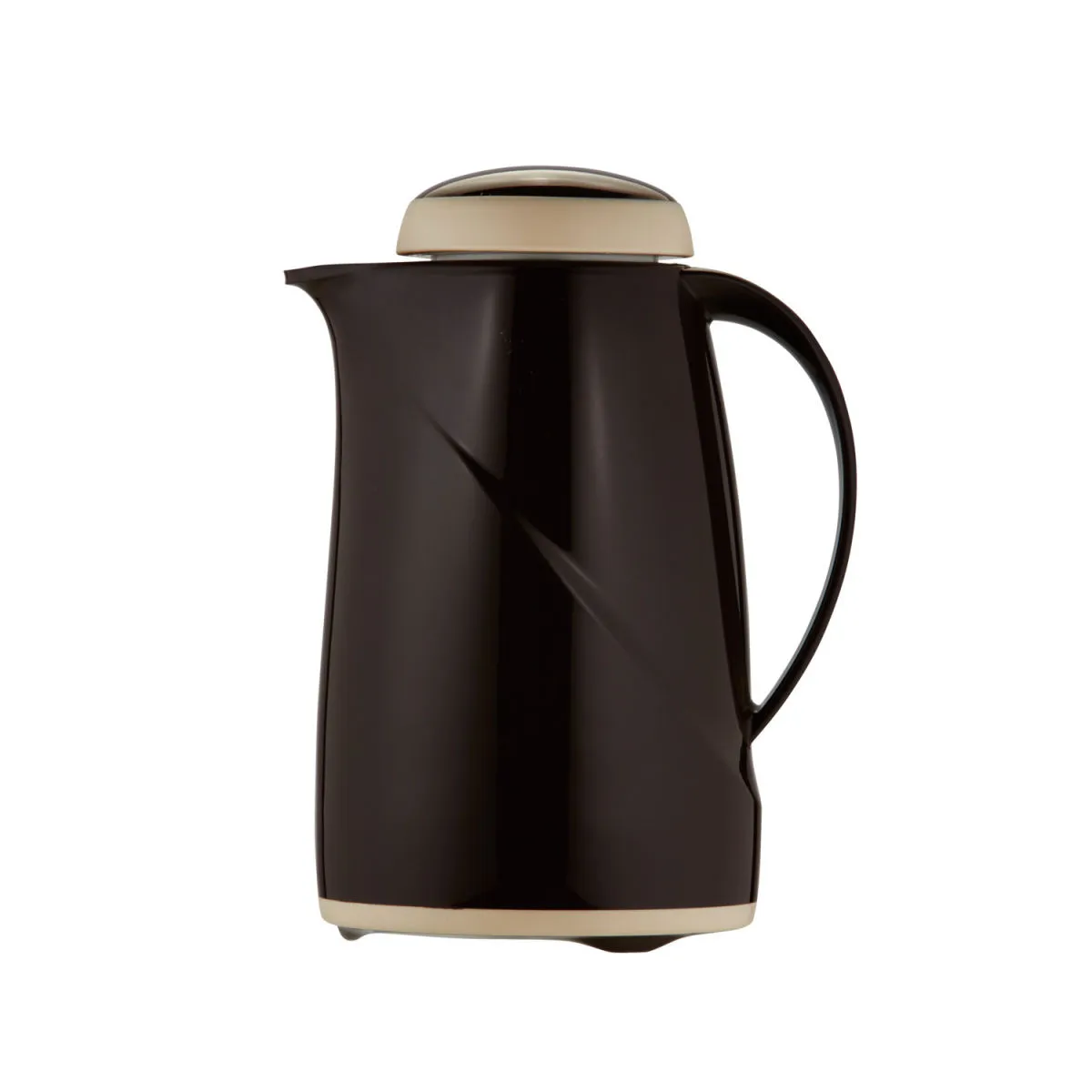 helios caraffa termica Wave ; 600 ml, 12.8x22.3 cm (ØxH); marrone; rotonda