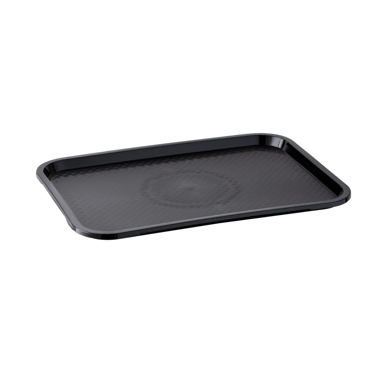 APS Vassoio mensa Fast Food; Misura GN 1/1, 53x32.5x2 cm (LxLxH); nero; rettangolare