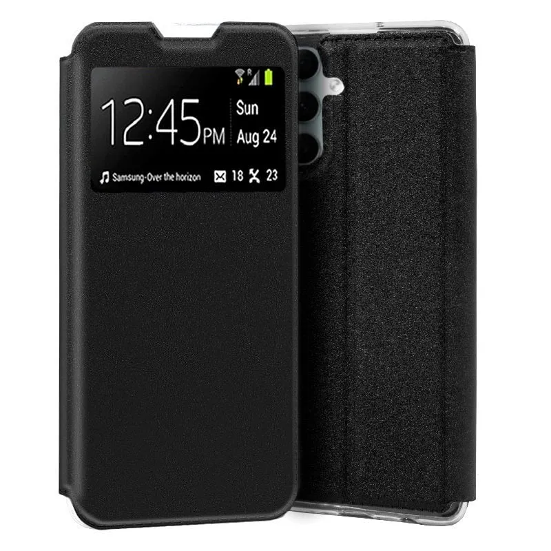 Custodia Flip Cover nera fantastica per Samsung A346 Galaxy A34 5G
