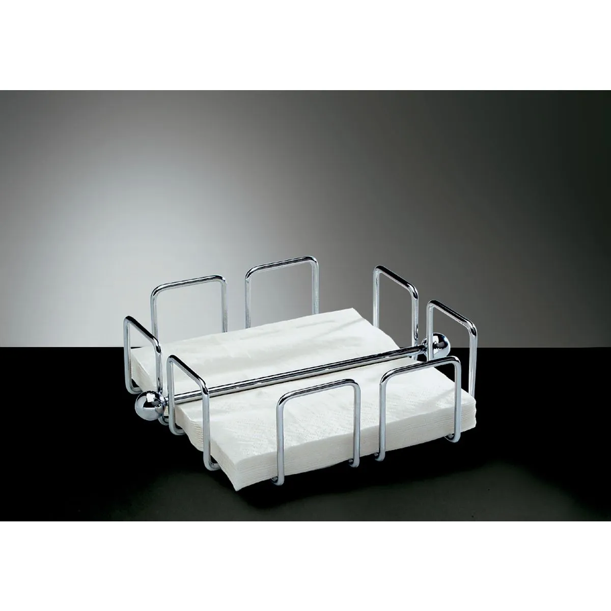APS Portatovaglioli; 19x19x6.5 cm (LxLxH); argento