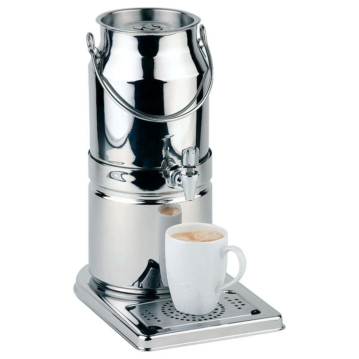 APS Distributore latte Top Fresh; 3 l, 21x32x39 cm (LxLxH); argento