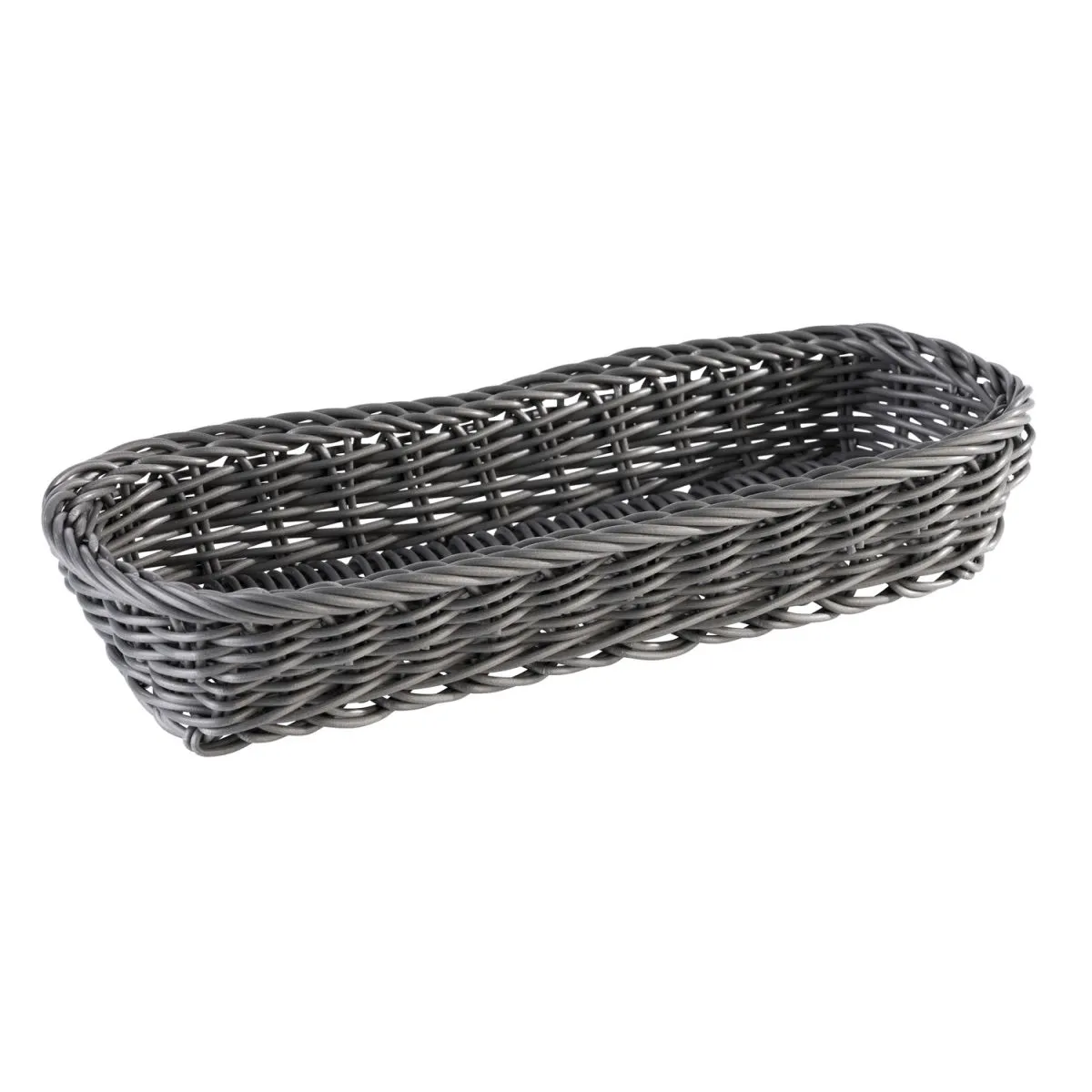 APS Cestino per posate ECONOMIC 27 x 10 cm, H: 4,5 cm - 40011; 27x10x5 cm (LxLxH); grigio
