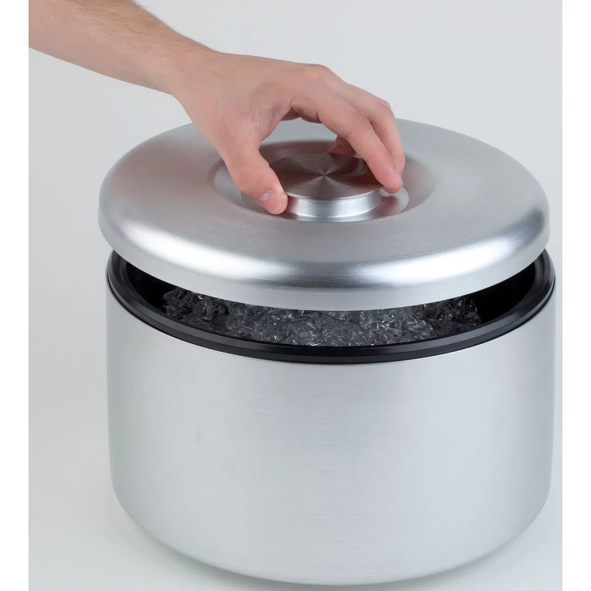 APS Icebox Maxi; 6000 ml, 20x27 cm (HxØ); argento