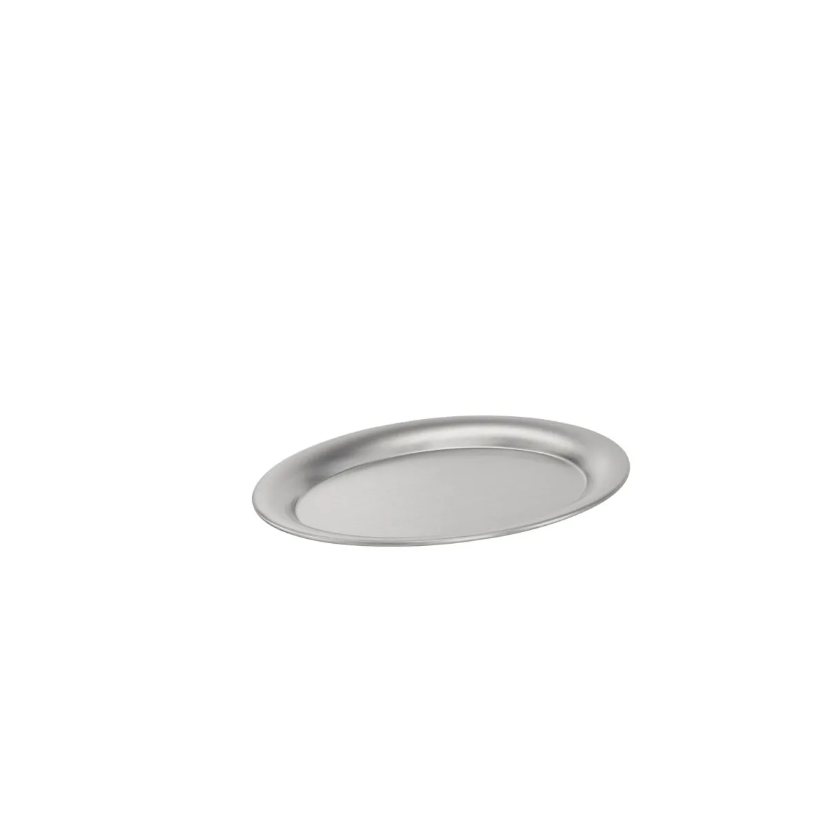 APS Vassoio mensa Kaffeehaus; 20x14x1 cm (LxLxH); argento; ovale