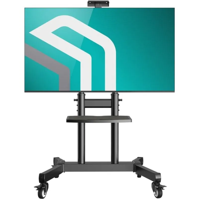 Onkron TS1891-B Supporto TV Inclinabile con Ruote 50"-90" VESA 800x600 Max. 100Kg Nero