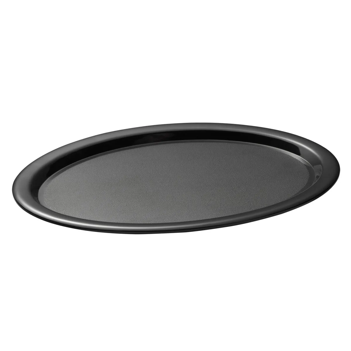 APS Vassoio mensa; 28.5x21.5x1.5 cm (LxLxH); nero; ovale