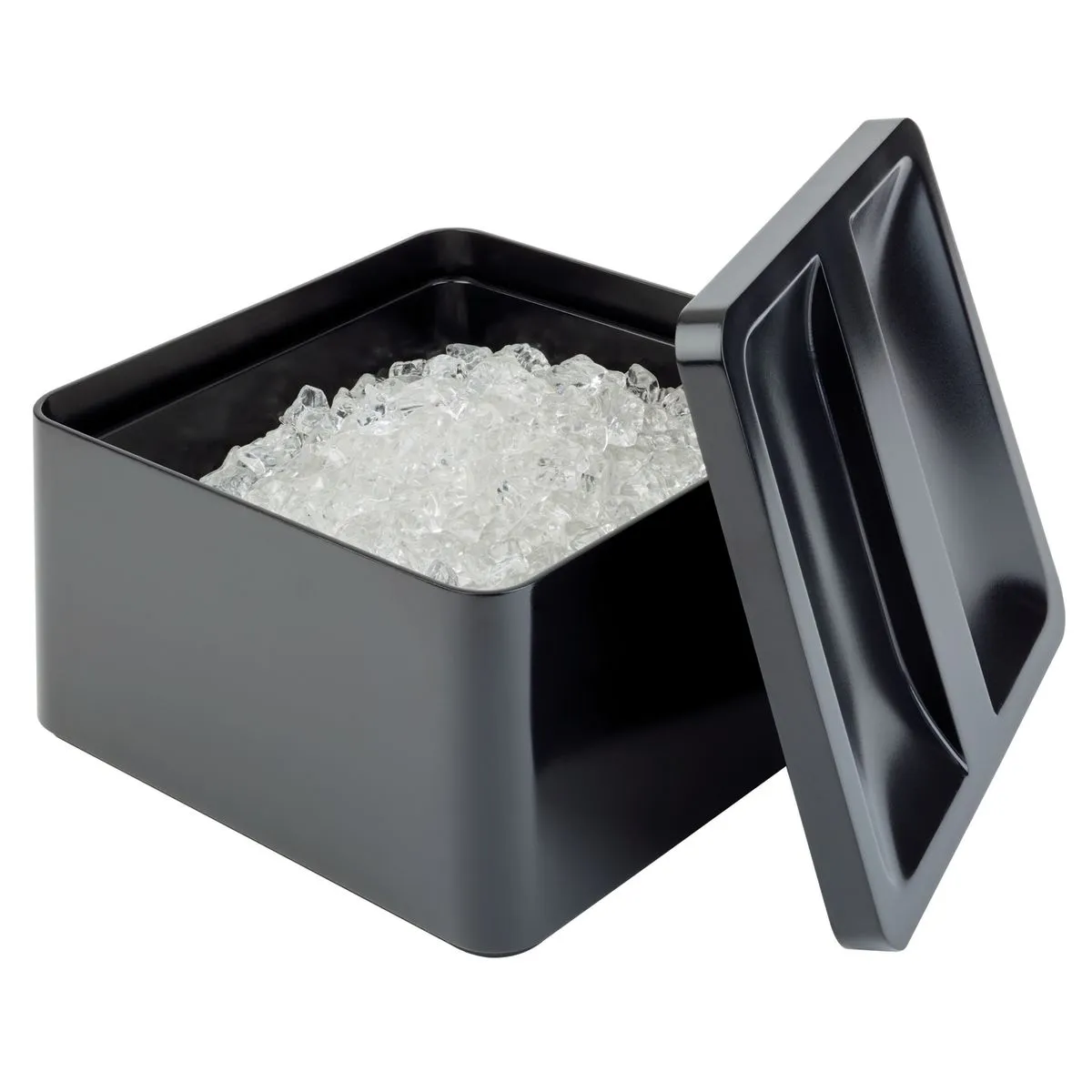 APS Contenitore per ghiaccio, 5,4 litri; 5400 ml, 27x27x15 cm (LxLxH); nero