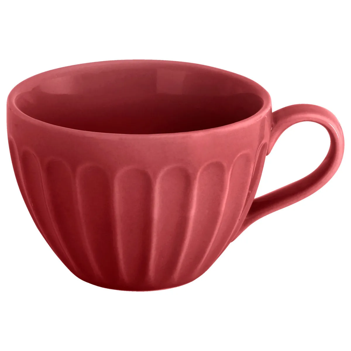 6x VEGA Tazza cappuccino Bel Colore; 190 ml, 8.5x5.5 cm (ØxH); rosso; 6 pz. / Pacco