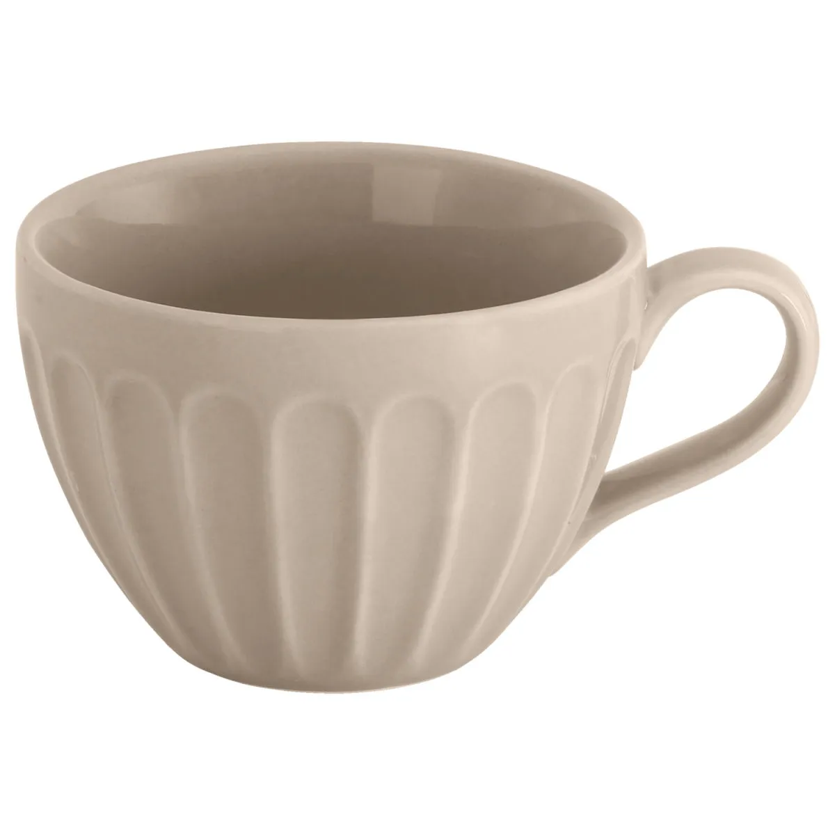 6x VEGA Tazza cappuccino Bel Colore; 190 ml, 8.5x5.5 cm (ØxH); beige; 6 pz. / Pacco