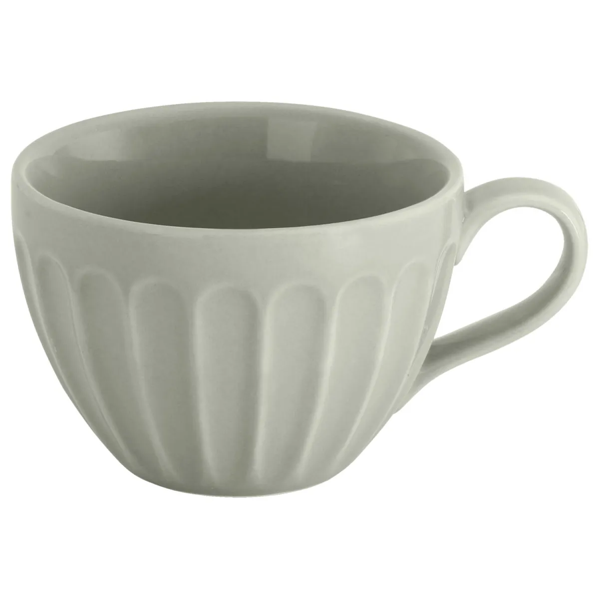 6x VEGA Tazza cappuccino Bel Colore; 190 ml, 8.5x5.5 cm (ØxH); grigio; 6 pz. / Pacco