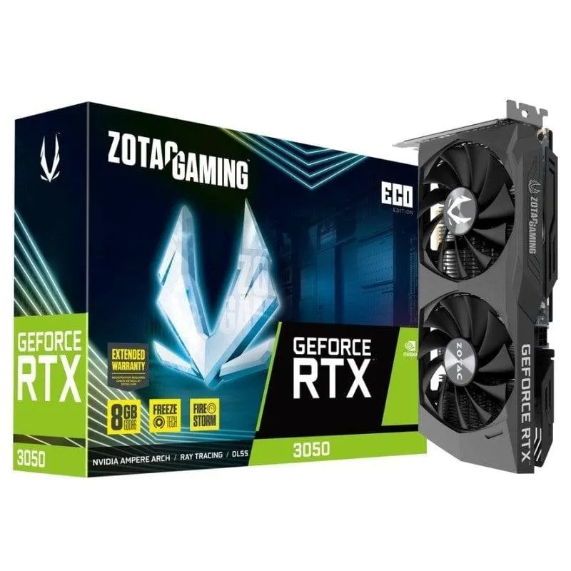 Scheda Grafica Zotac Gaming GeForce RTX 3050 ECO 8GB GDDR6